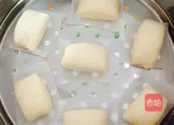 Illustration of how to make fresh milk steamed buns 4