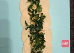 Illustration of how to make rose dumplings 1