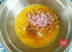 Onion and egg pancake recipe 3