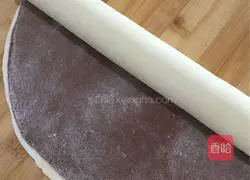 Illustration of two-color steamed buns 14