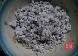 Illustration of how to make secret taro buns 7