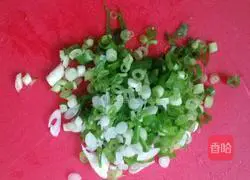 Illustration of how to make scallion pancakes 2