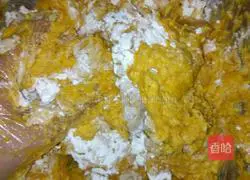 Illustration of how to make steamed pumpkin cake 4