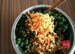 Illustration of making dumplings stuffed with sweet leeks 2