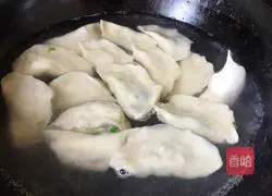 Illustration of home-style leek and egg dumplings 8