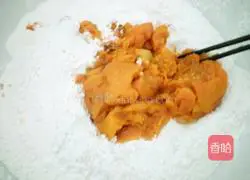 Illustration of how to make pumpkin and piggy steamed buns 5