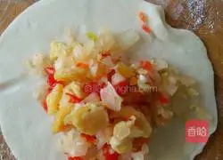 Illustration of how to make vegetarian dumplings 14