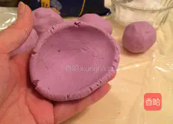 Purple Sweet Potato Glutinous Rice Coconut Cake Recipe Illustration 5