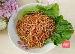 Illustration of how to make fried noodles 8