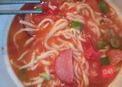 Illustration of how to make noodles in plastic bags 5