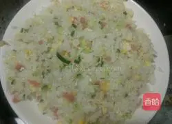 Egg Fried Rice Recipe Illustration 6