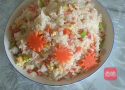 Homestyle Illustration of how to make fried rice 10