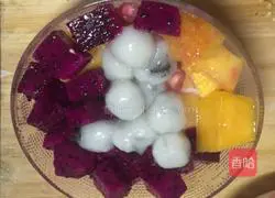 Illustration of how to make fruit glutinous rice balls 6