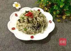 Illustration of how to make olive vegetable noodles 5