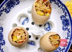 Illustration of how to make glutinous rice eggs 6