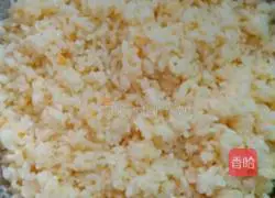 Illustration of how to make fried rice 1