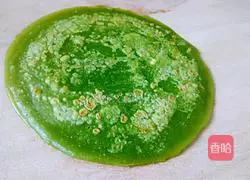 Illustration of how to make spinach juice pancakes 11