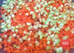 Illustration of how to make rainbow fried rice 4