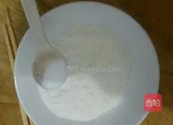 Illustration of how to make black sesame pancakes 2