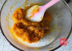 Illustration of how to make rice dumplings with fermented pumpkin 3