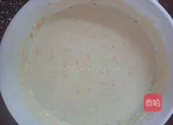 Illustration of how to make carrot shredded egg pancake 5