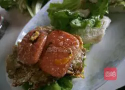 Illustration of how to make fried steamed buns 9