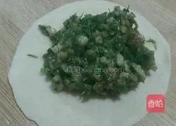 Illustration of how to make fennel and meat dumplings 14