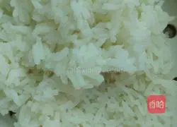 Egg Illustration of how to make fried rice 1