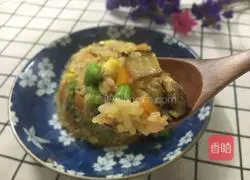 Amaranth Garden Fried Rice Recipe Illustration 20