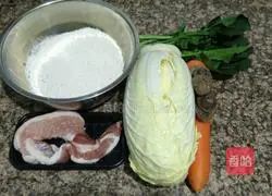 Illustration of how to make jade dumplings 1