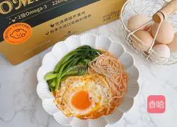 Illustration of how to make egg sesame rice noodles 13