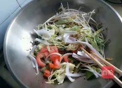 Illustration of Homemade Fried Noodles 6