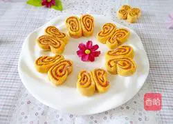 Illustration of how to make butterfly steamed buns 14