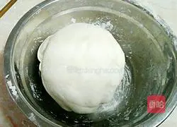 Illustration of how to make glutinous rice balls stuffed with red bean paste 6