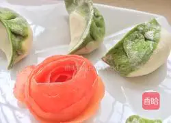 Illustration of how to make jade dumplings 7