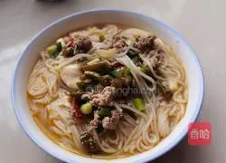 Illustration of how to make rice noodles 9