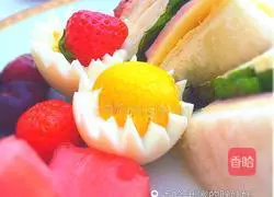 Illustration of how to make sandwich platter 13