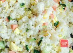 Illustration of how to make egg fried rice 7
