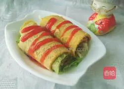 Illustration of making multigrain pancakes 14