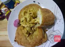 Illustration of how to make fried steamed bun slices 6