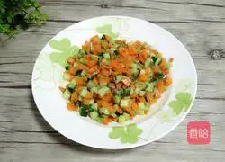 Illustration of how to make double vegetable fried rice 5