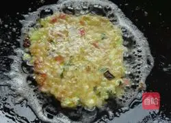 Rice egg pancake recipe 4