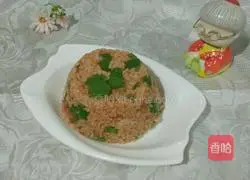 Illustration of how to make Spanish fried rice 9