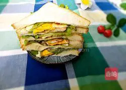 Illustration of how to make sandwich burgers 12