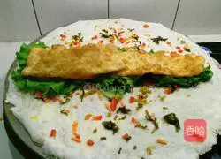 Illustration of how to make red pepper pancakes 14