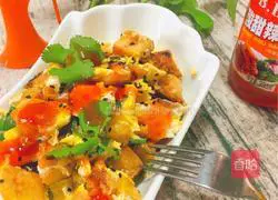 Illustration of how to make steamed buns and scrambled eggs 7