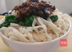 Illustration of how to make noodles with mushroom sauce 5