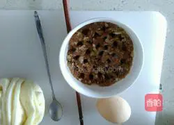 Illustration of how to make meatloaf and steamed eggs 2