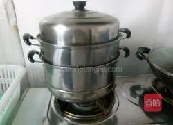 Illustration of how to make purple sweet potato and rose steamed buns 14