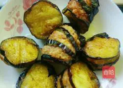 Illustration of how to make eggplant meatloaf 7